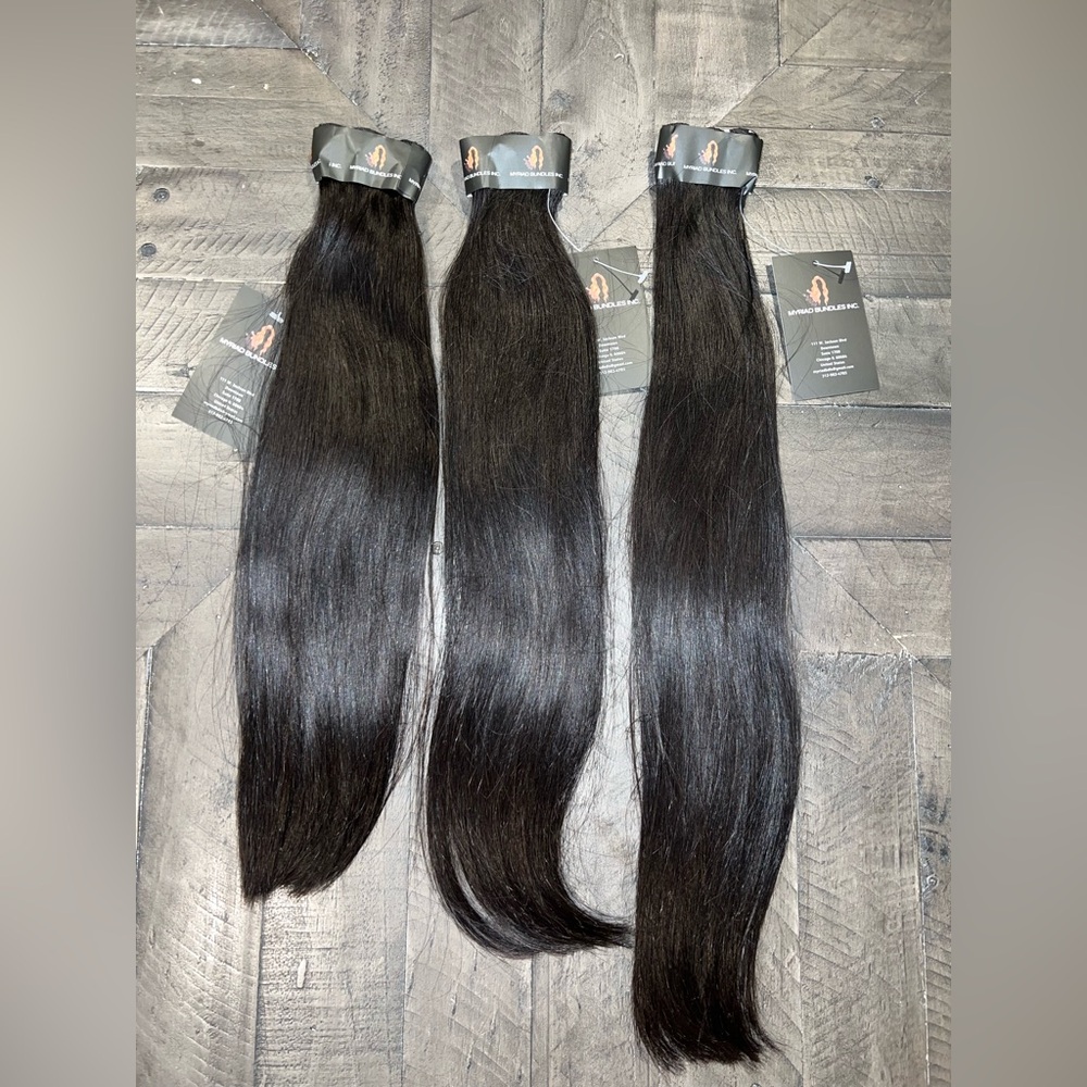 100% HUMAN HAIR SDD BUNDLES (Straight - 1b)